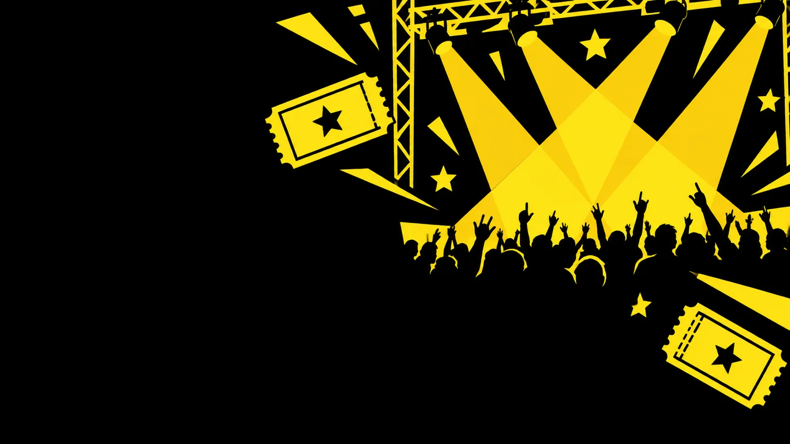 Illustrazione grafica della categoria Concerti
